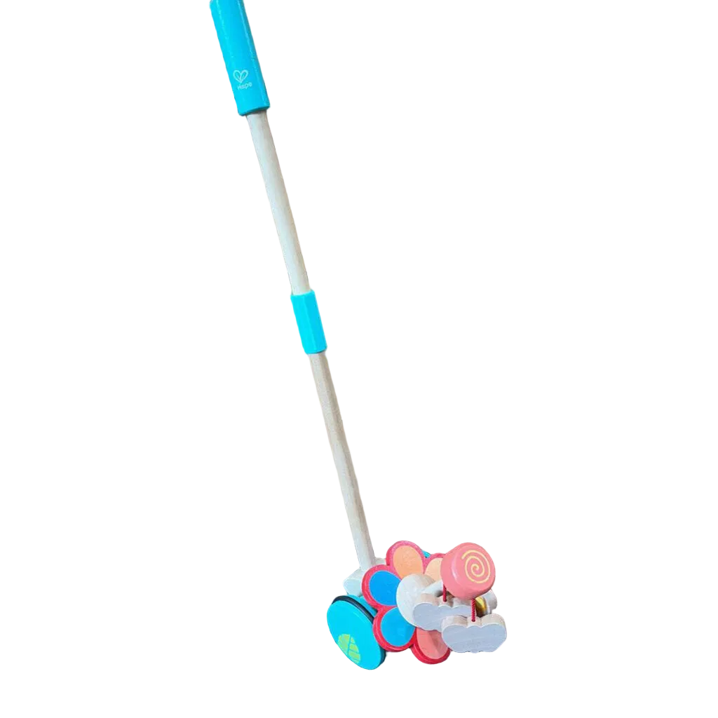 Wooden Flower Push Toy