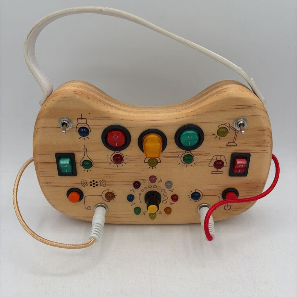 Busy Board with LED Light Switches