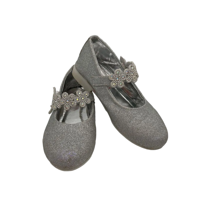 Dress Shoes / Velcro Strap / Glitter
