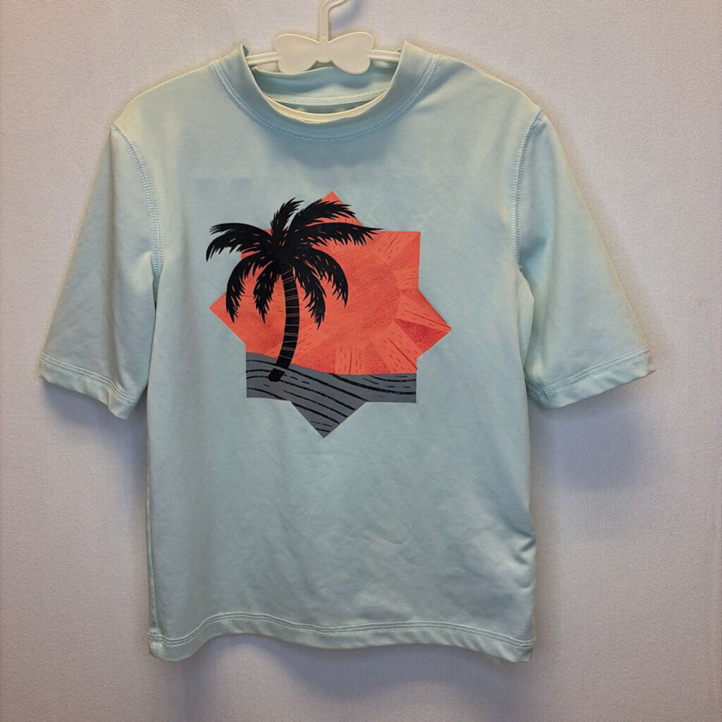 SS Rash Guard / Palm Tree