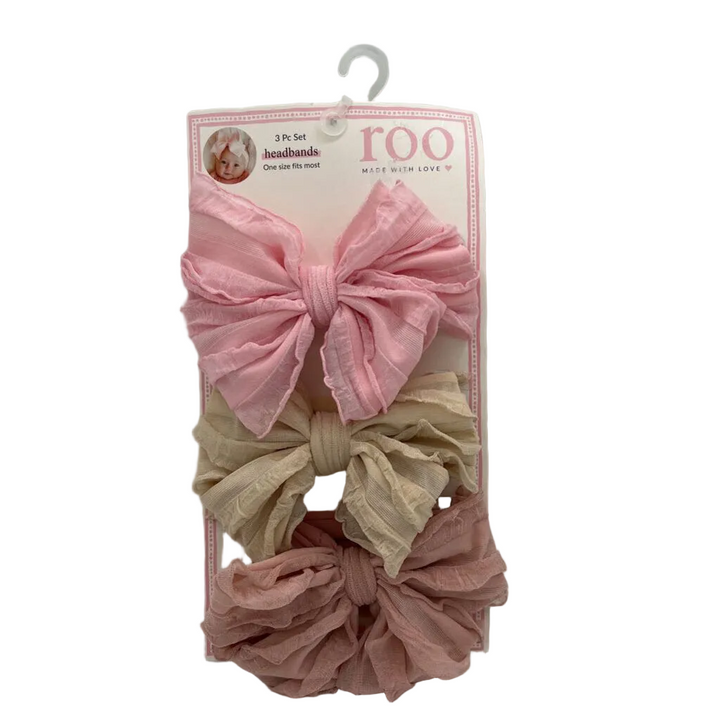 3 Piece Newborn Headbands