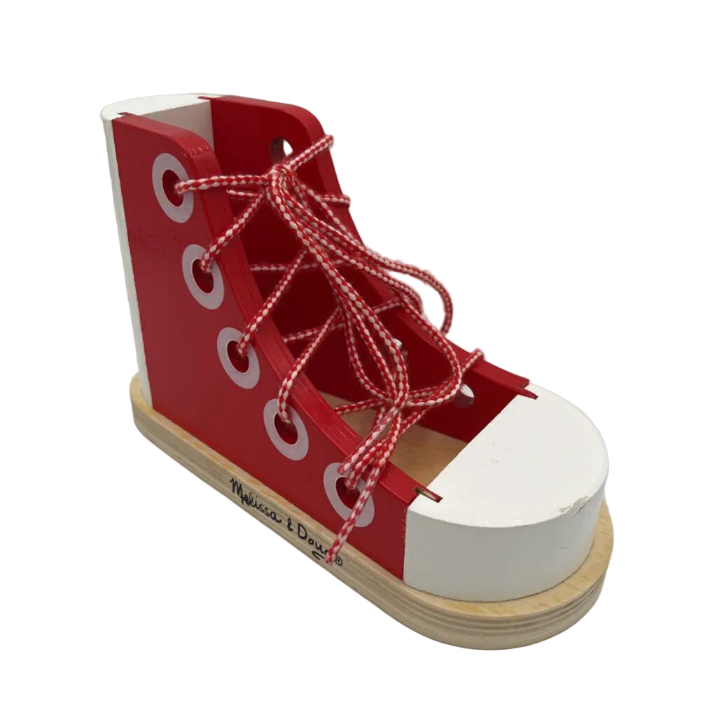 Wood Lacing Sneaker