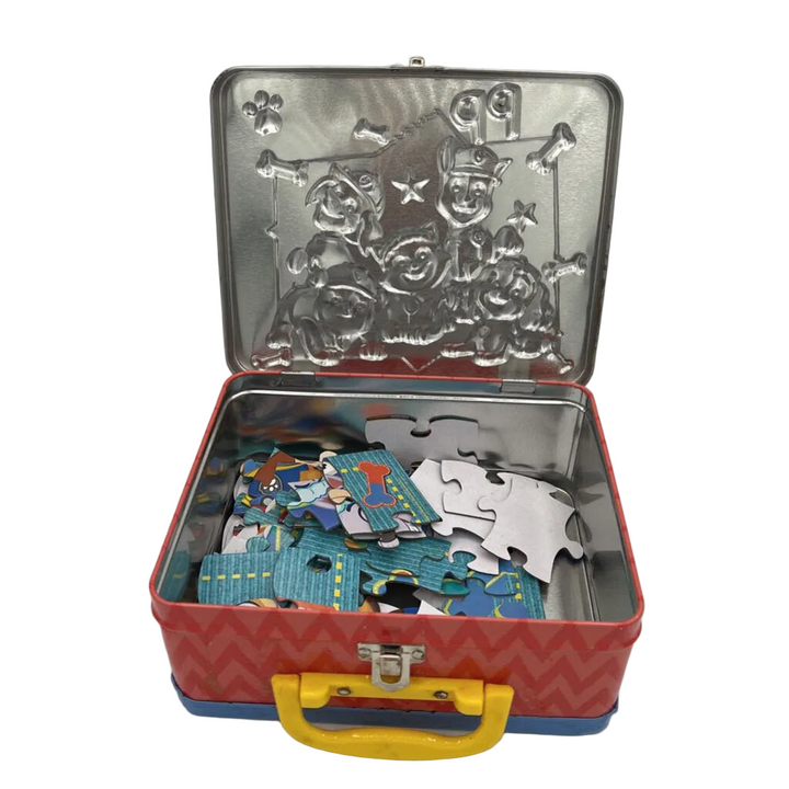 Paw Patrol Puzzle with Tin Case