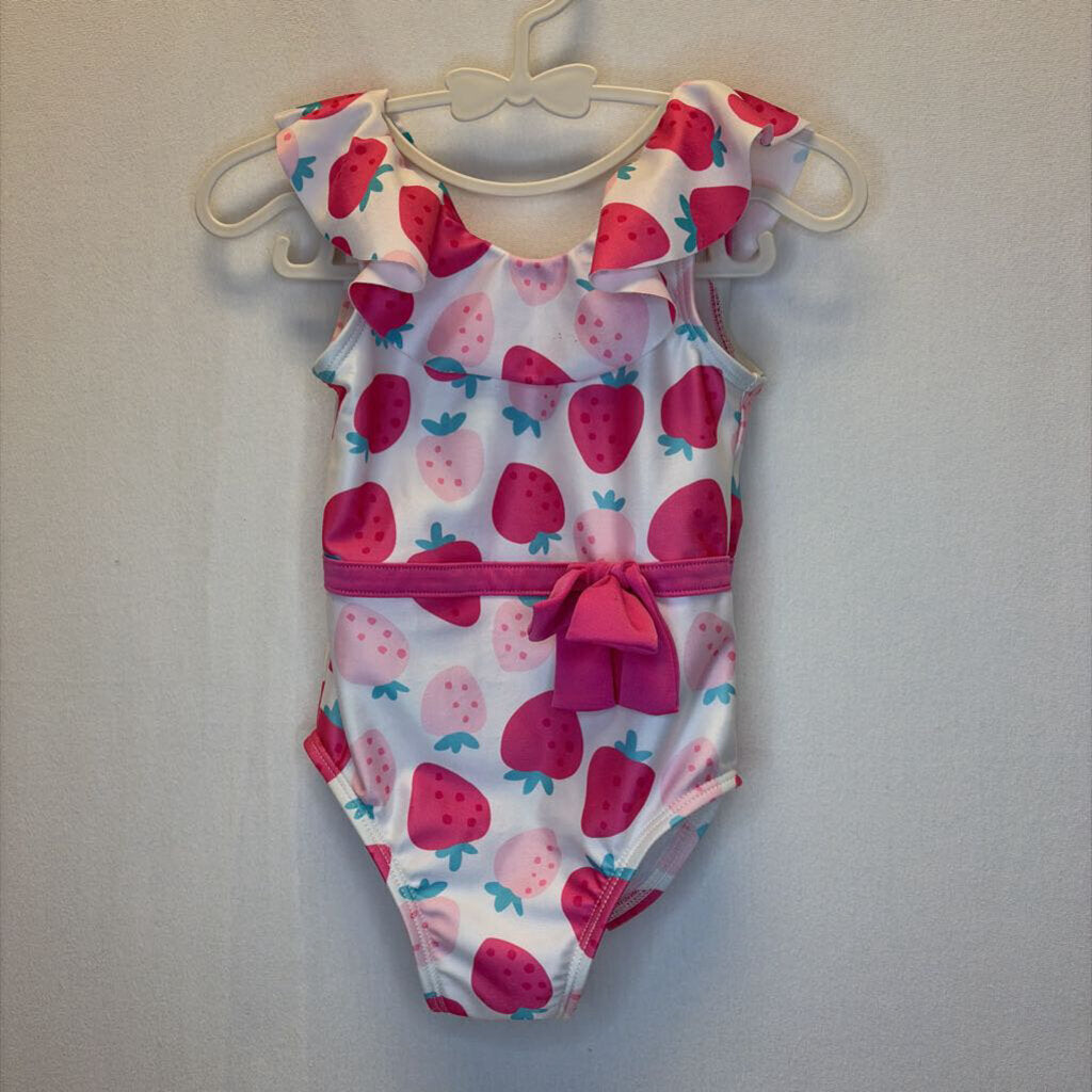 One PC Bathing Suit/Strawberries