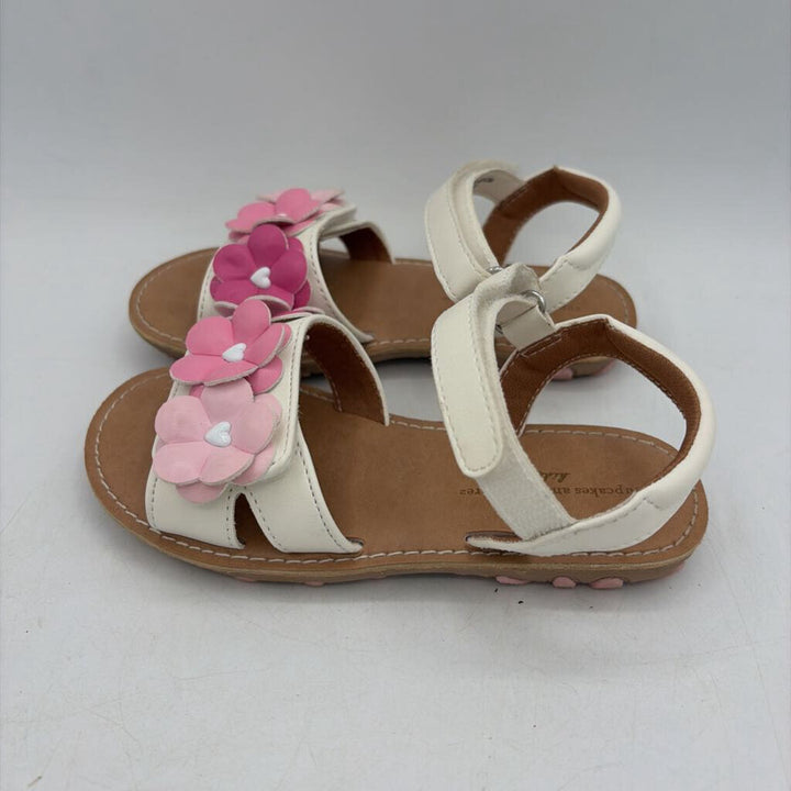 Velcro Clasp Sandals / Flowers