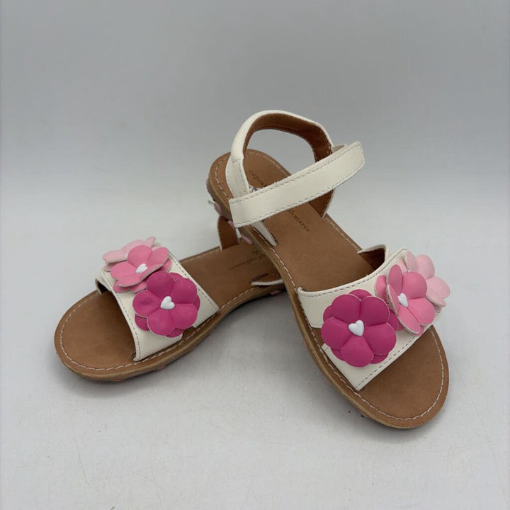 Velcro Clasp Sandals / Flowers
