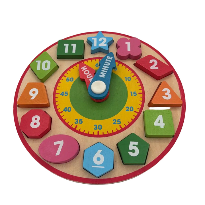 Shape Sorting Clock Puzzle
