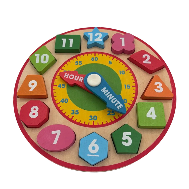 Shape Sorting Clock Puzzle