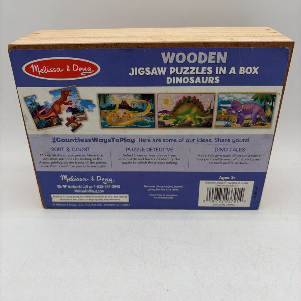 Dinosaurs/ Four 12 Piece Puzzles