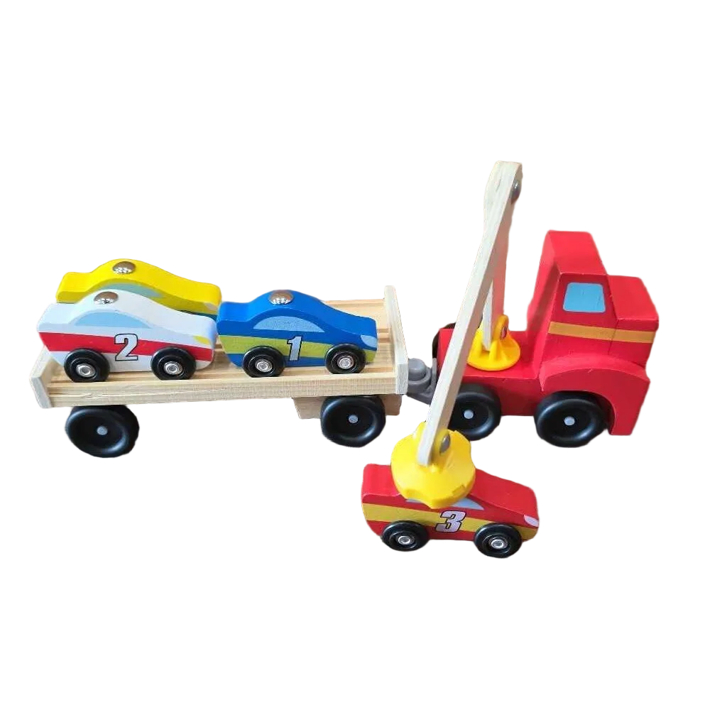 Car Loader Wooden Toy Set