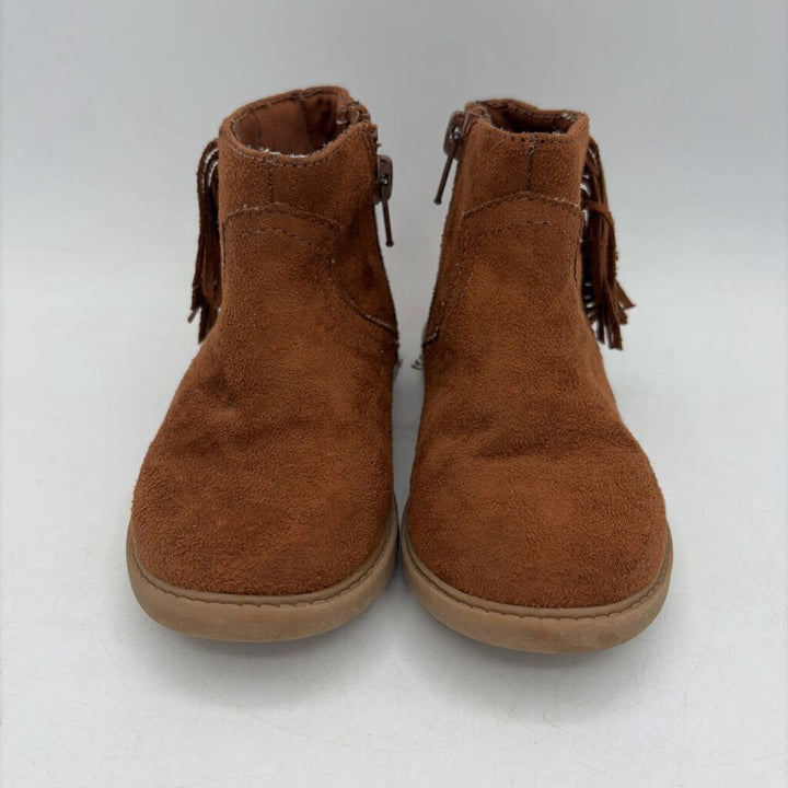 Seude Style Ankle Boots/ Fringe