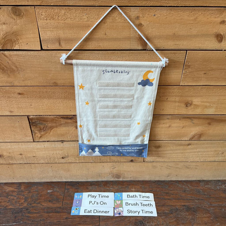Hanging Velcro Routine Chart / Slight Wear