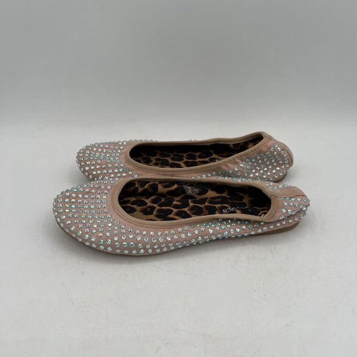 Rhinestone Ballet Flat Shoes
