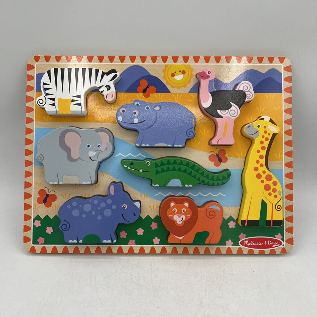 Wood Safari Animal Puzzle Match