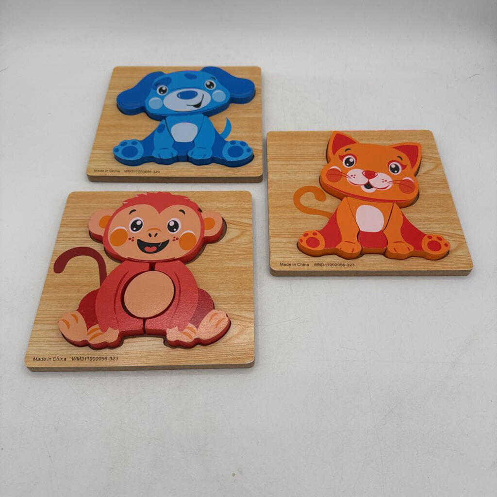 Wooden Puzzle Set