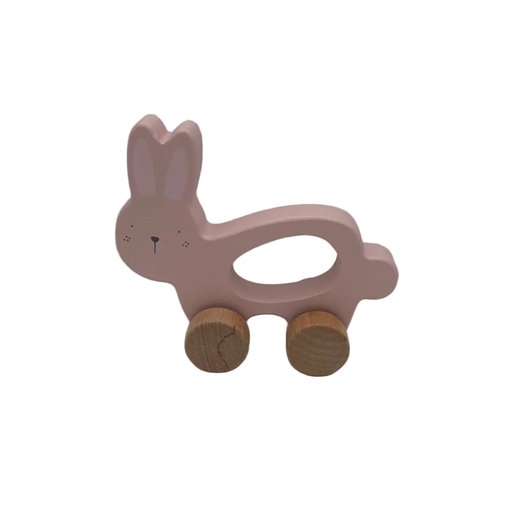 Wooden Bunny Pull Toy