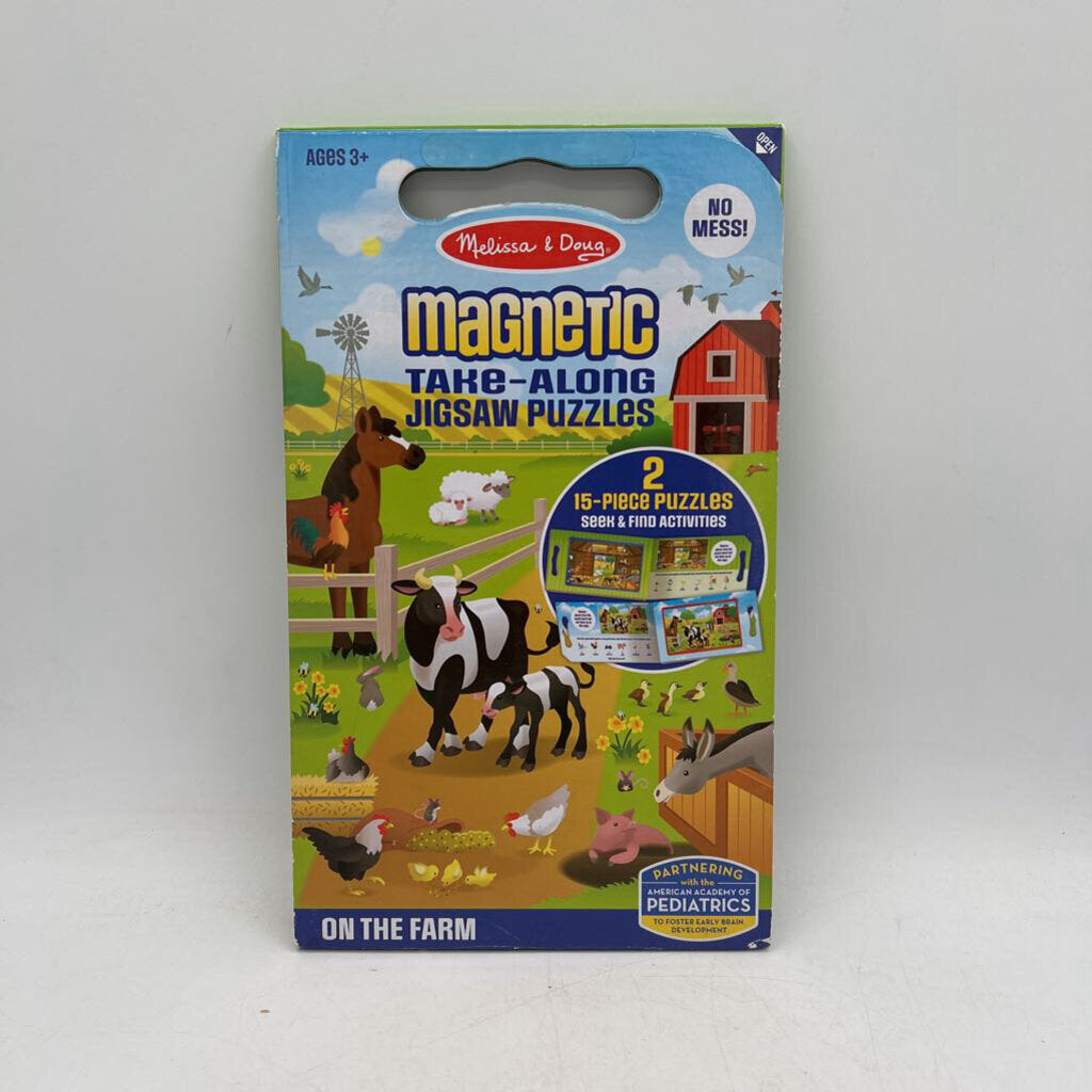 Magnetic Take-Along Jigsaw Puzzles x2
