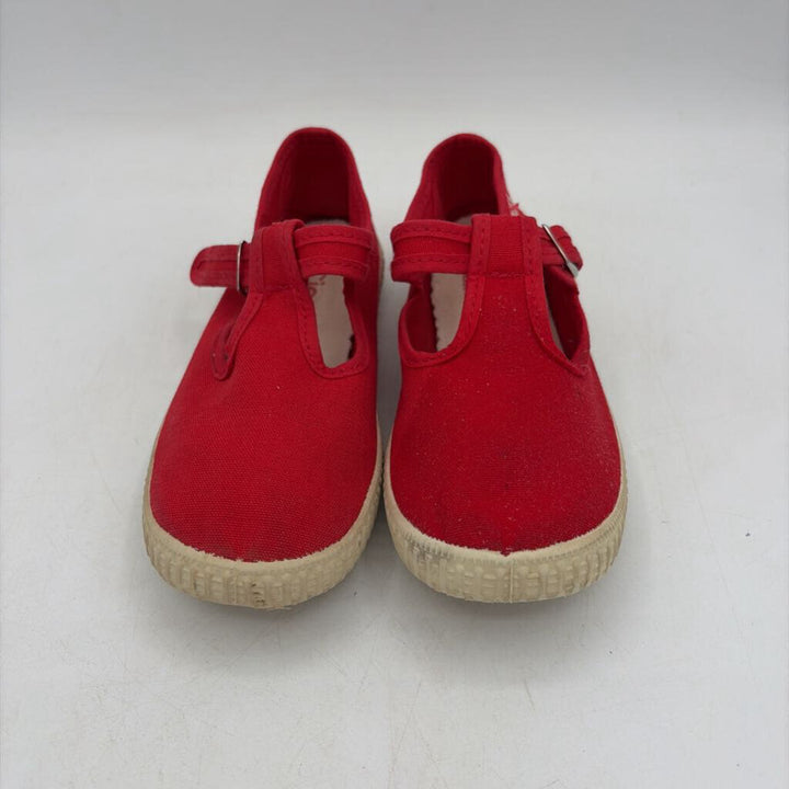 Canvas Velcro Mary Janes