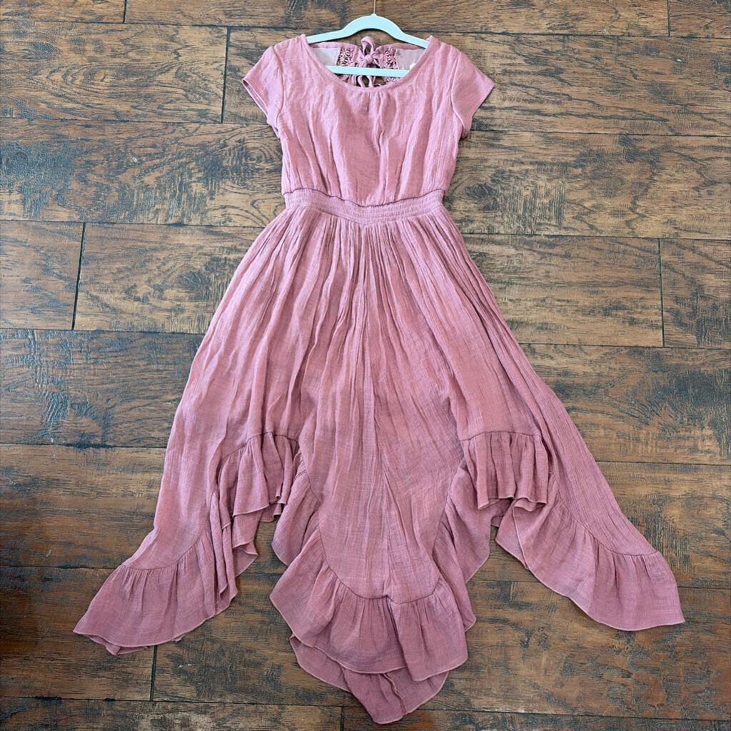 Sleeveless Boho Dress/ Tie Back