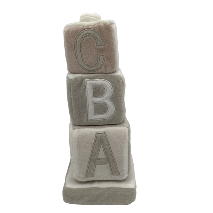 Kids Plush ABC/123 Block Stacker