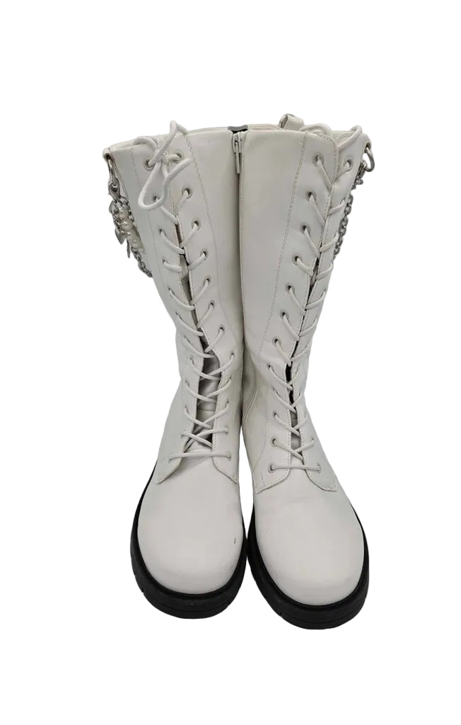Flat Lace Up Combat Boots