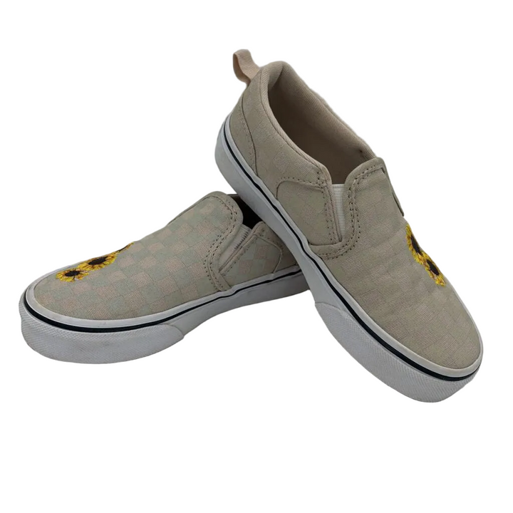 Tennis Slip On Sneakers/Sunflowers
