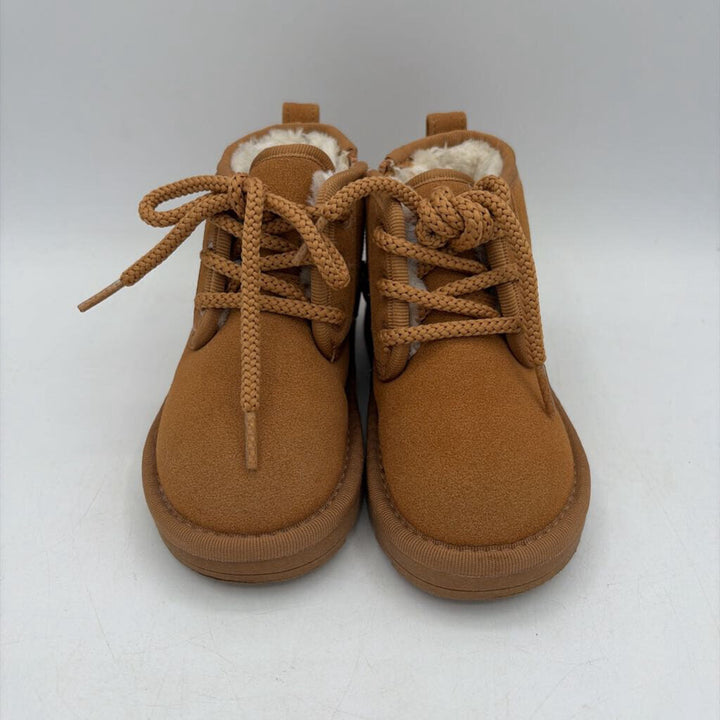 Lace Up Suede Style Boots