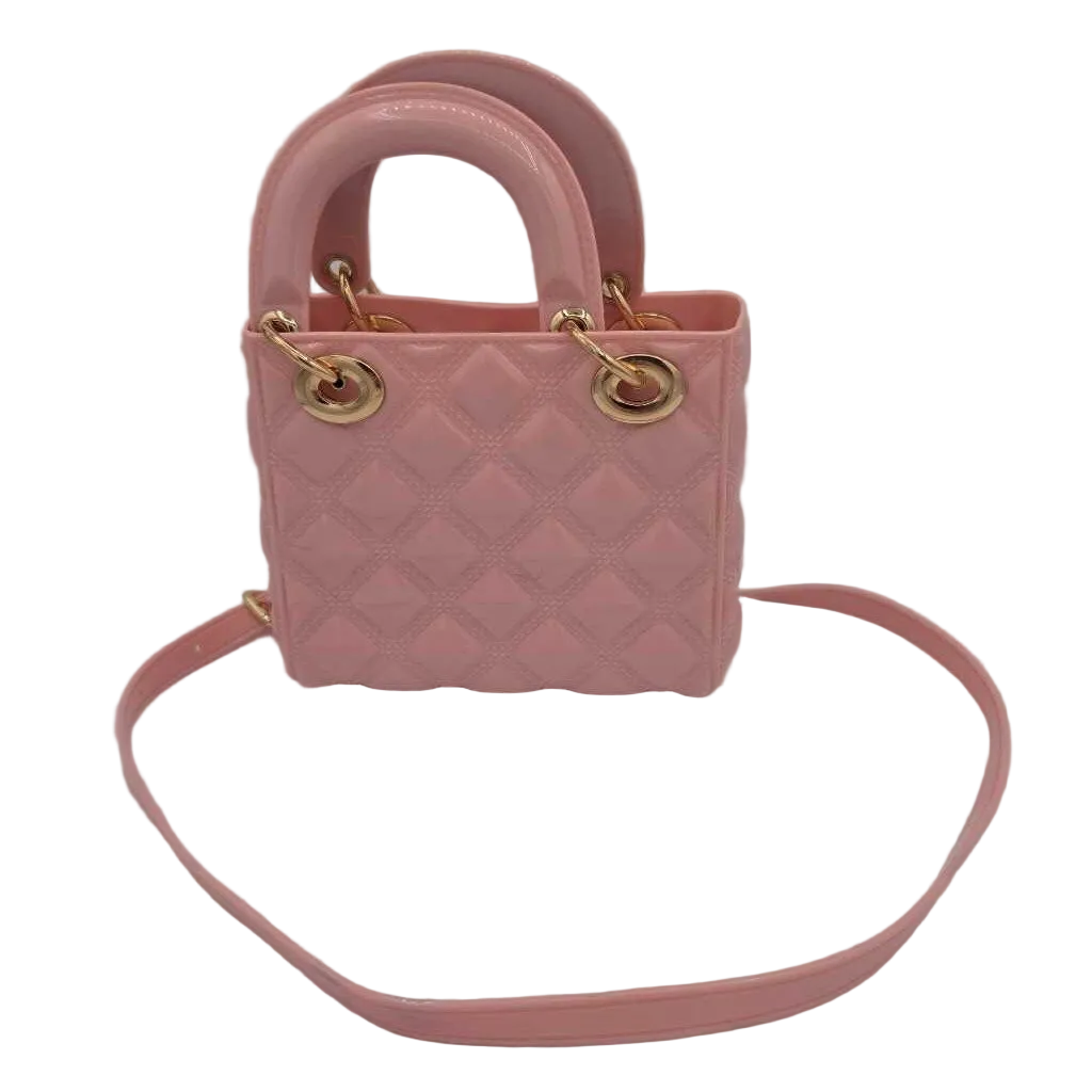 Ballet Pink Quilted Jelly Purse