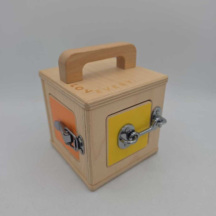 Wooden Lockbox Toy Puzzle