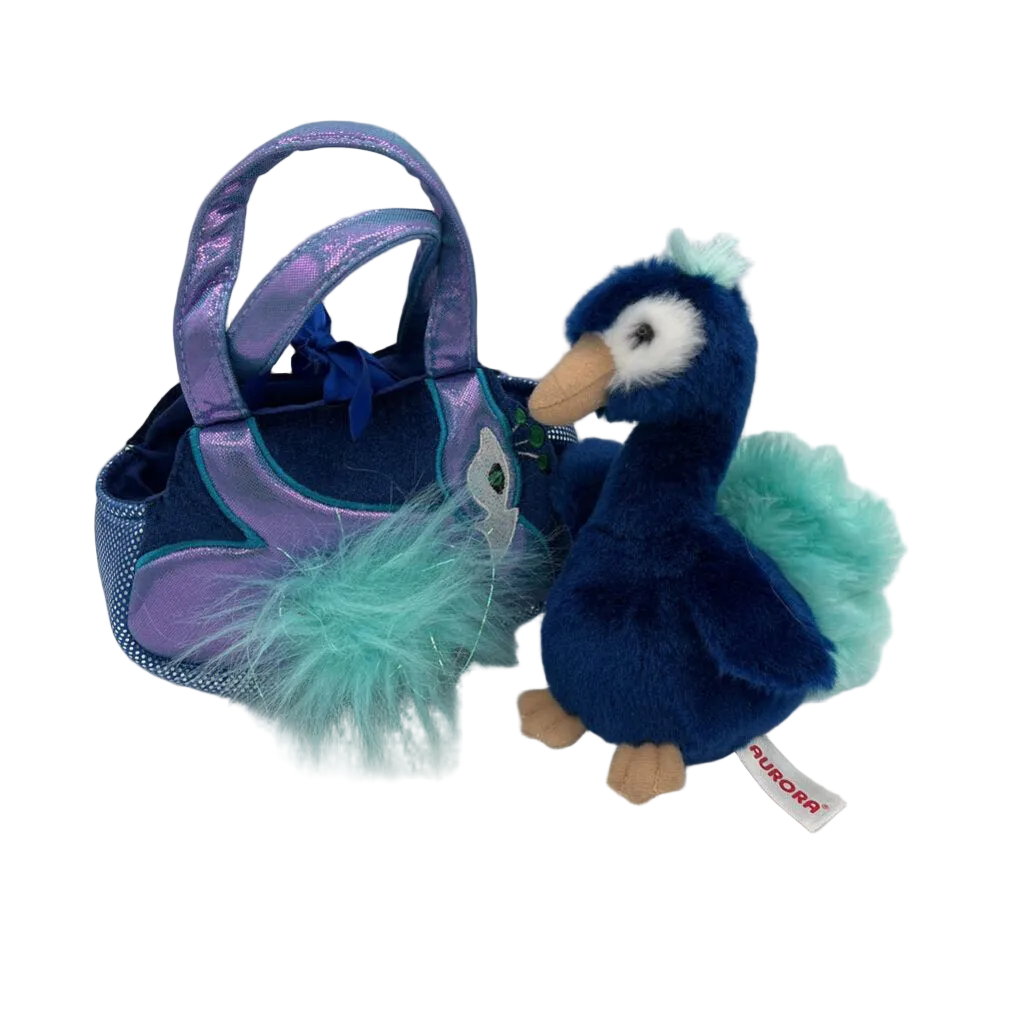 Fancy Pals: Mora Peacock with Purse Carrier