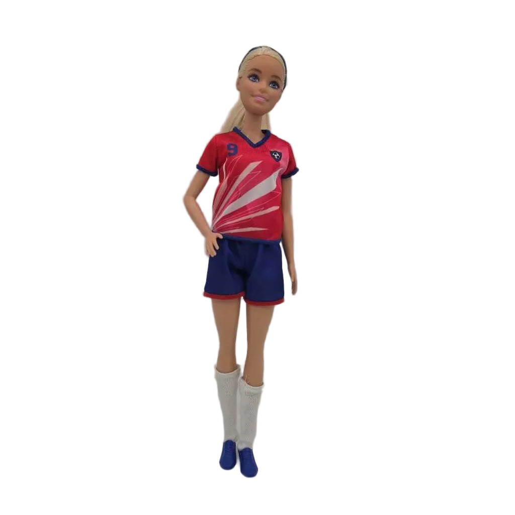 Barbie Doll: Soccer Red