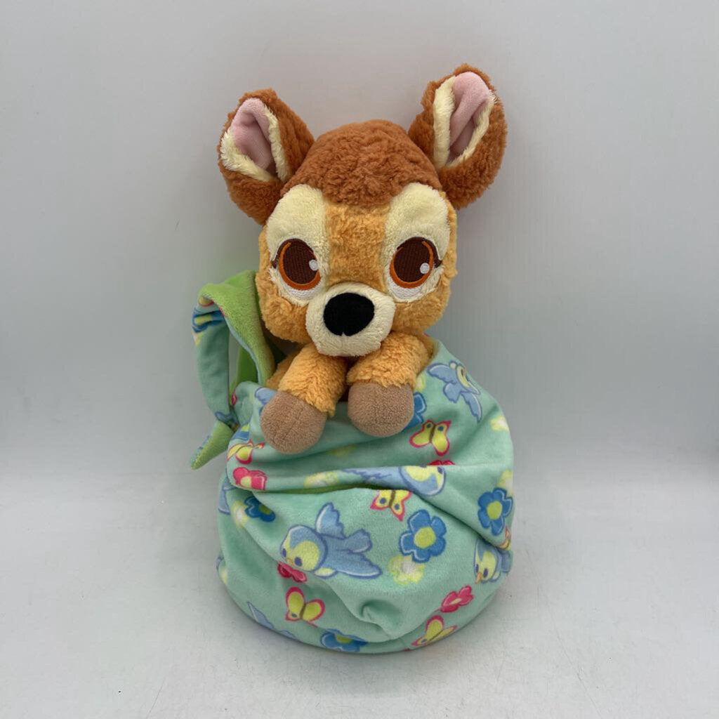 Bambi Plush + Blanket Pouch