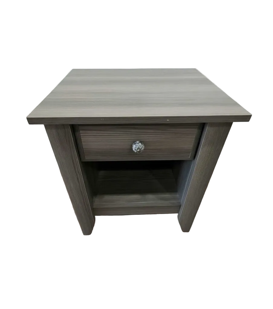 Nightstand with Drawer: 20.866"Lx17.48"Wx24.055"H