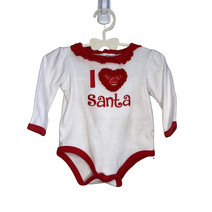 I Love Santa Santa w/Ruffle Trim