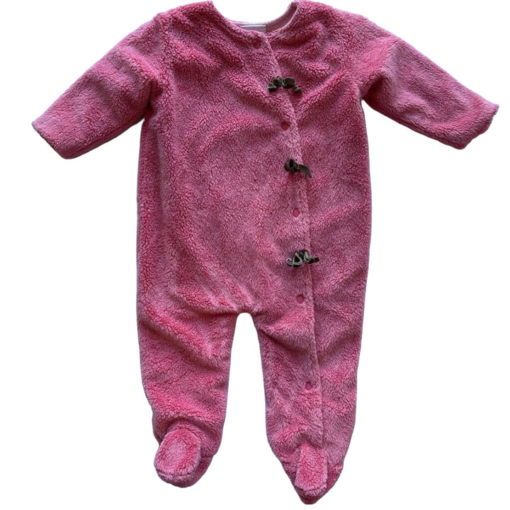 Fleece Footed Onesie w/Velvet