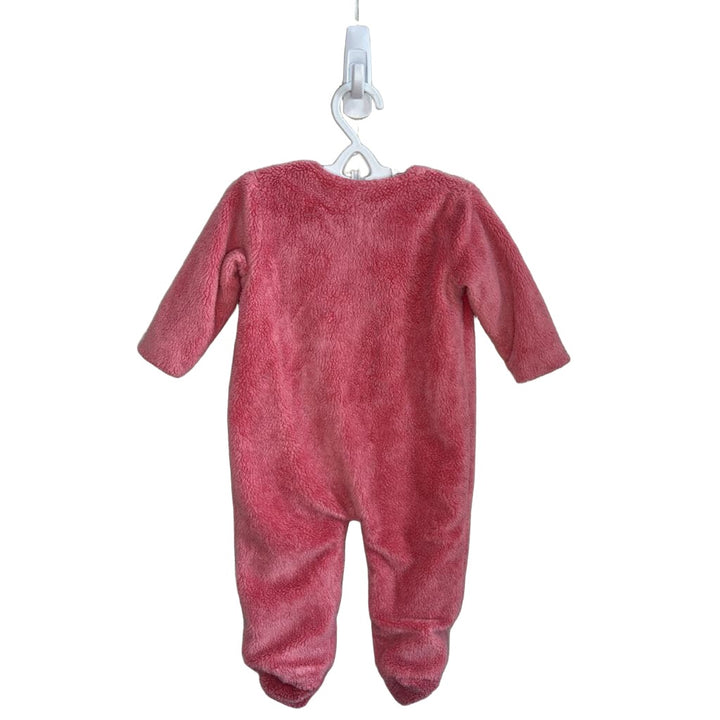 Fleece Footed Onesie w/Velvet