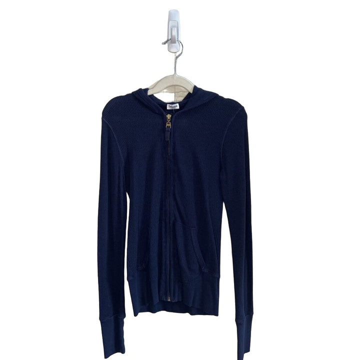 LS Waffle Zip-up Hoodie