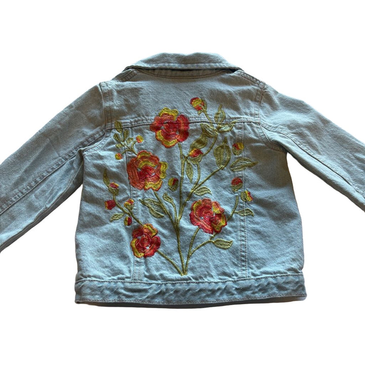 Floral Denim Jacket