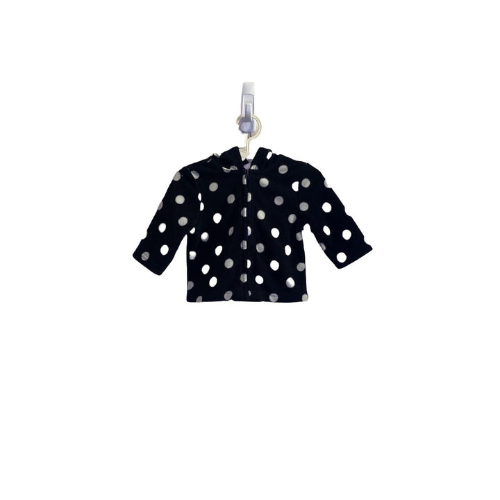 Fleece Track Suit, Polka Dot Jacket