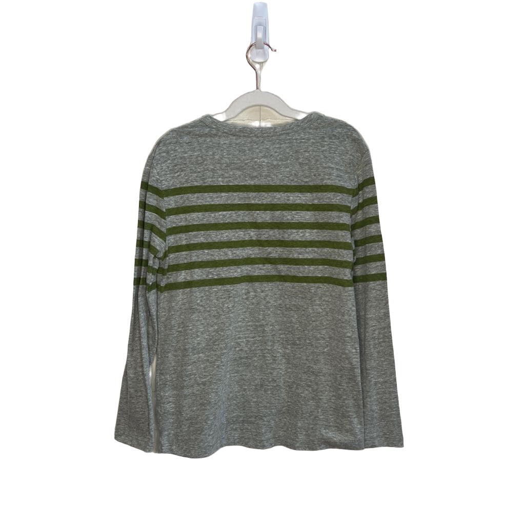 LS Striped Shirt w/Chest Pocket