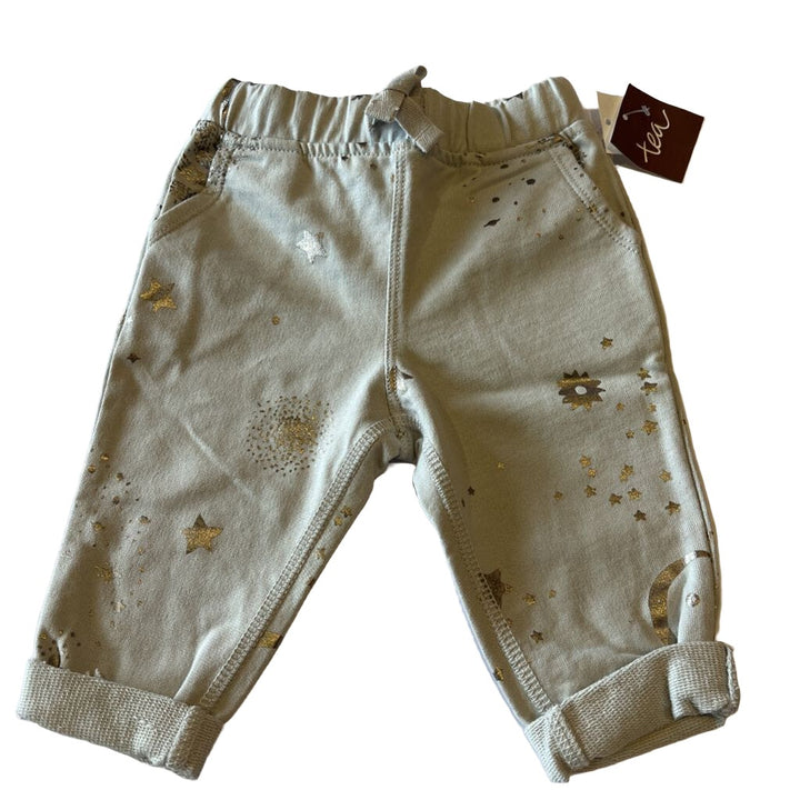 Knit Pants w/ Gold Stars