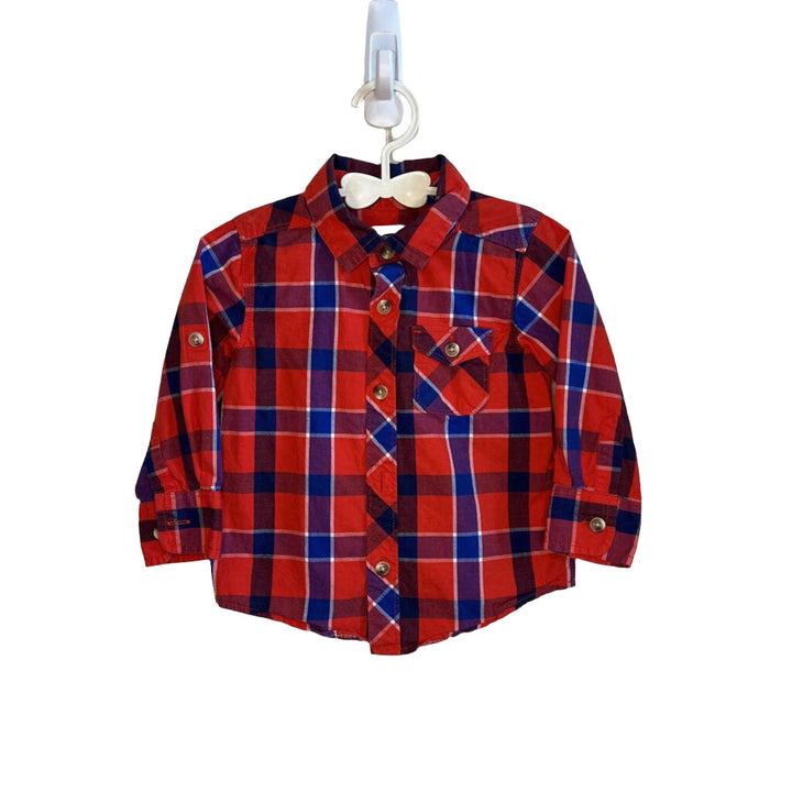 LS Button-down - Plaid