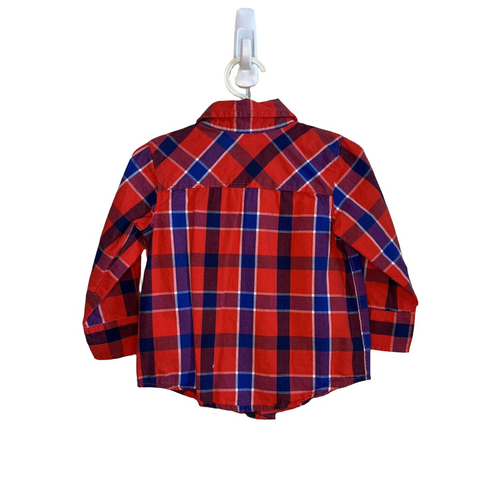 LS Button-down - Plaid