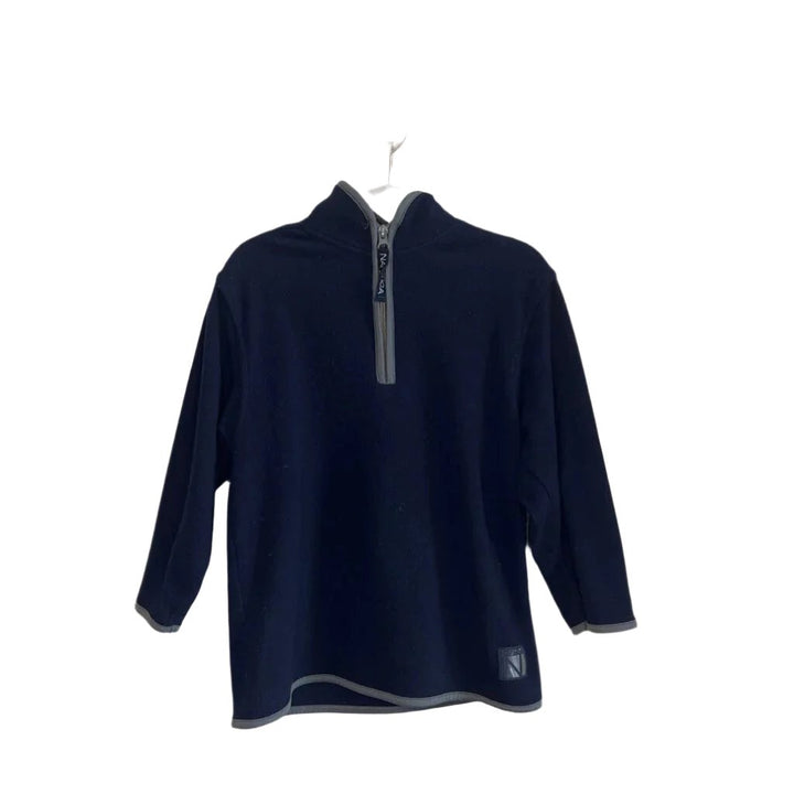 LS Pullover w/Zipper Collar
