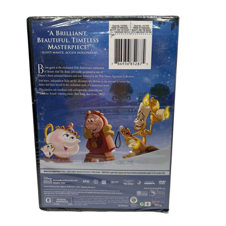 Beauty and the Beast DVD