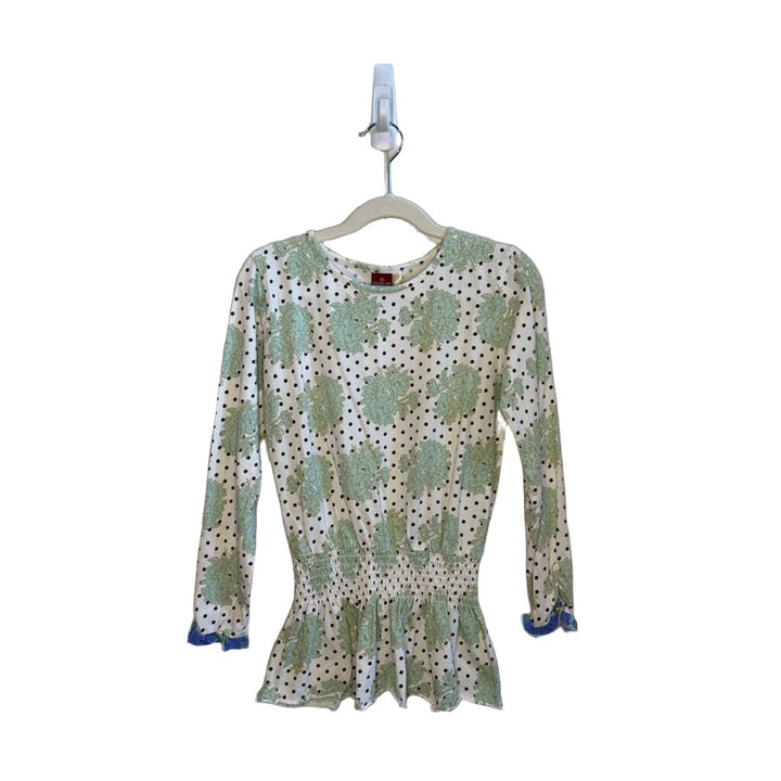 LS Shirt - Polka Dot & Flowers