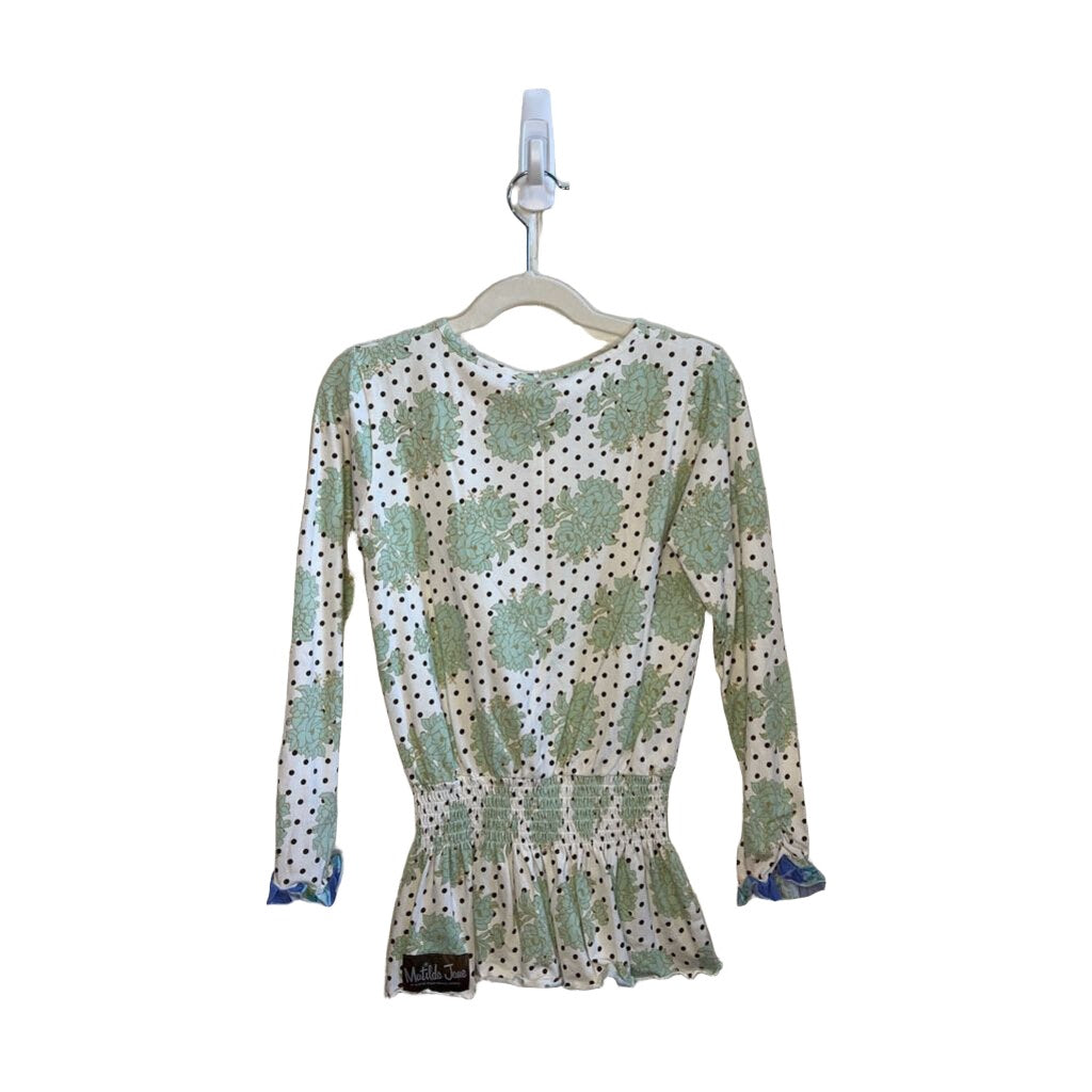LS Shirt - Polka Dot & Flowers