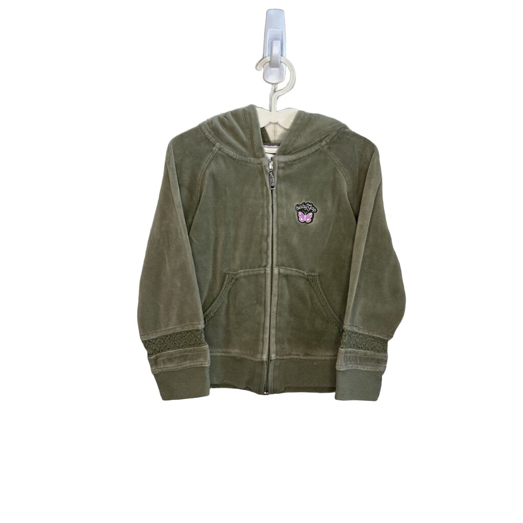 Velour Hooded Jacket