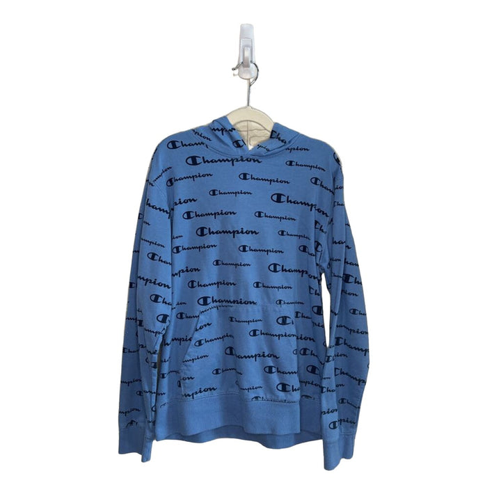 Hoodie w/Logo Pattern