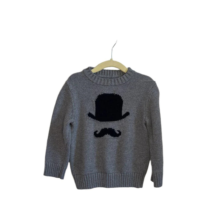Pullover Sweater - Mustache